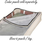 Household Essentials Cedarline Under Bed Storage Bag, Heavy-Duty Cotton Canvas - Image 9