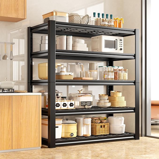 REIBII Garage Shelving 3200LBS, 5-Tier Storage Shelves, Adjustable Industrial Metal Shelving Unit for Garage, Basement, Pantry, Warehouse,Commercial, 36" W x 16" D x 72" H - Image 6
