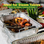 9x13 Aluminum Pans, Extra Heavy Duty Half Size Disposable Aluminum Foil Pans - Image 5