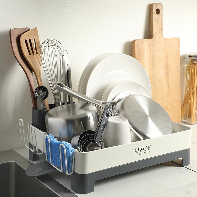 Gibson Home Nestcraft Full Size Rust Resistant Dish Rack - Image 2