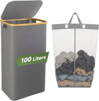 100L Foldable Laundry Basket by Unknown
