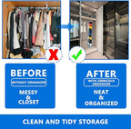 Closet Organization, 12 Section, Hanging Closet Organizer, Space Saving - Image 3