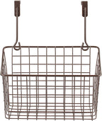 Spectrum Medium Cabinet Door Wire Basket Grid Over Cabinet Organizer Bronze - Image 3