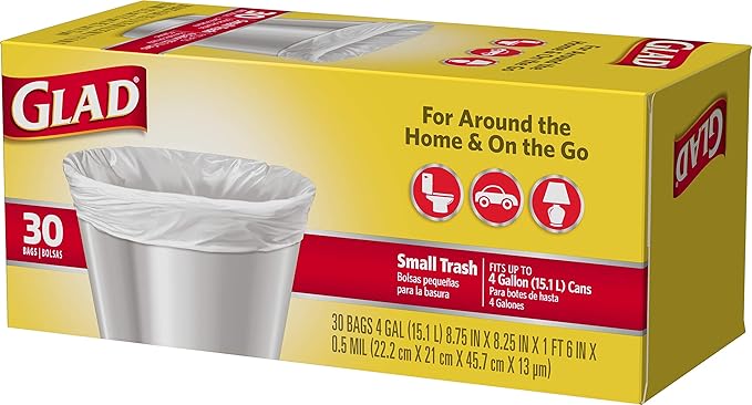 Glad Trash Bags, Small Garbage Bags - Image 6