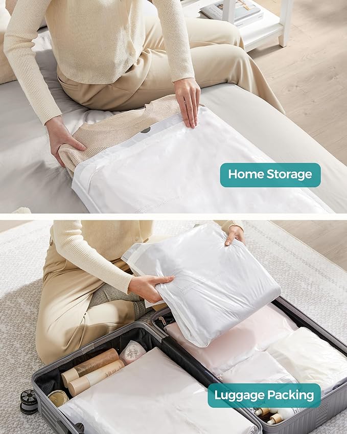 SONGMICS Trash Bags for 8-Gallon Trash Cans, Drawstring Kitchen Garbage Bags - Image 3