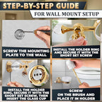 Gold Stainless Steel Toilet Brush - Image 7