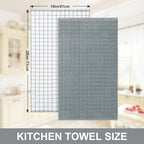 Homaxy Premium Cotton Kitchen Towels 16"x 28", Large Natural Ring Spun 390 GSM - Image 5