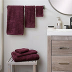 SKL Home CloudSoft 100% Cotton Luxury 6-Piece Towel Set, 600 GSM, Ultra Plush & - Image 4