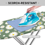 Extra Thick Ironing Board Cover and Pad, 15x54 Ironing Board Cover, Resist - Image 4