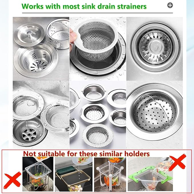 300 Sink Strainer Net Bags for Sink Drain Strainer - Image 6