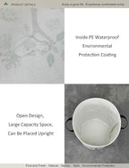 Round waterproof laundry basket, foldable storage basket, laundry Hampers - Image 5