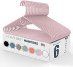 Neaties Heavy Duty Clothes Hangers 6 Pack – Made in The USA – 8lb Capacity by NeatiesHangers