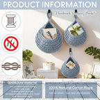 Honeydak Boho Decor Hanging Wall Baskets - Image 3