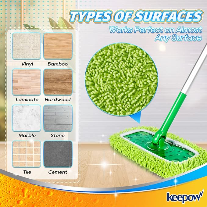 KEEPOW Reusable Mop Pads Compatible - Image 4