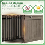 Greesum Outdoor Storage Box 120 Gallon Storage Bin with Lid for Patio Furniture, Garden Tools, Pool Supplies, Lockable, Waterproof and UV Resistant, Coffee - Image 6