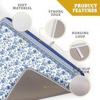 Blue Floral Branches Dish Drying Mat - Image 4