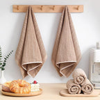 SALAS Kitchen Dish Towels, Bulk Cotton Kitchen Hand Towels, 390 GMS Plaid Dish - Image 7