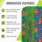 Wet-It Skrubba Non-Scratch Scouring Pad – European Scrubby Sponge - Image 2
