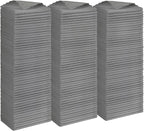 Orighty Grey Microfiber Cleaning Cloth, 150 Pack Highly Absorbent Cleaning by AllRightinOrighty