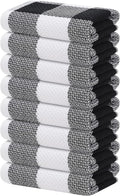 Homaxy 100% Cotton Waffle Weave Check Plaid Kitchen Towels, 13 x 28 Inches by Homaxy