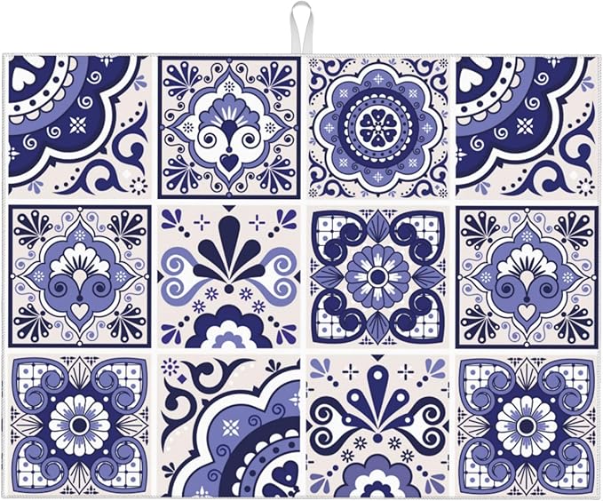 Talavera Mexican Tiles Dish Drying Mats by Unknown