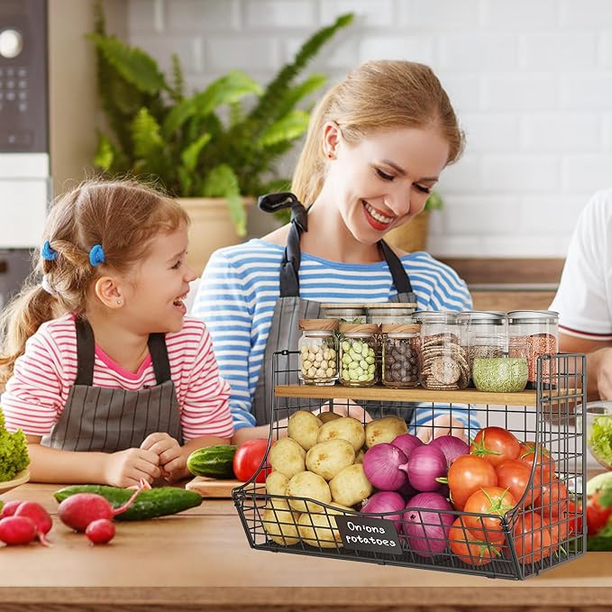 Extra Large Fruit Basket for Kitchen - Image 4