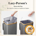 Large Laundry Hamper, 100L Waterproof Laundry Basket - Image 3