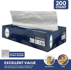 Pre-Cut Aluminum Foil Sheets 12" x 10.7" – Heavy-Duty, Pop-Up Disposable Sheets - Image 9
