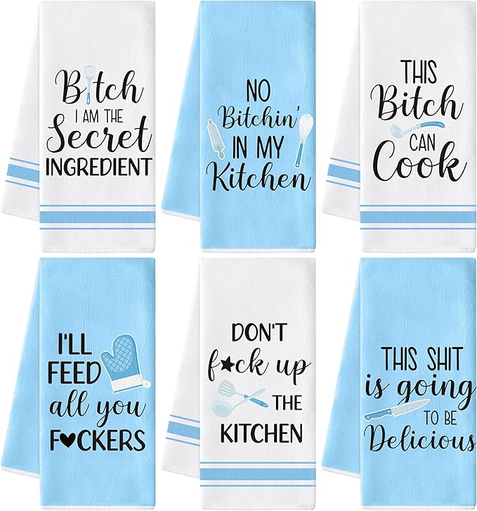 GROBRO7 Funny Sayings Hand Towel by GROBRO7