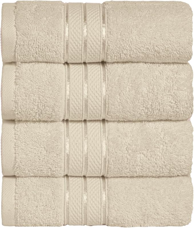 Elegant Comfort Three Line Popcorn Towel Set by ELEGANTCOMFORT