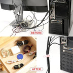 UMUST Silicone Cable Ties, Reusable Cable Management Organizer, Cable Straps - Image 4