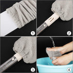 6 Pcs Retractable Gap Dust Cleaner Cloth Reusable Microfiber Dusting Cloth - Image 3