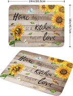 Sunflower Floral Dish Drying Mat - Image 2