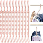 Wonder Hanger Max 10-Pack Space Saving Hangers, Reinforced Hooks Swivels 360° by WONDERHANGER