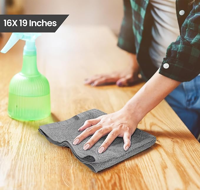 Utopia Towels Kitchen Bar Mops, 16 by 19 Inches, 100% Cotton Super Absorbent - Image 2