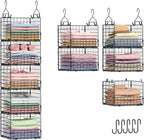 Sonyabecca 5-Tier Hanging Closet Organizer – Black Closet Storage Shelves by Sonyabecca