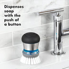 OXO Steel Soap Dispensing Palm Brush - Image 5