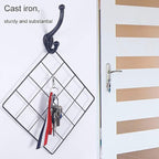 WEBI Rustic Coat Hooks:5 Cast Iron Hooks - Image 7