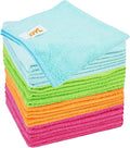 QYL Microfiber Cleaning Cloth, 12 Pack Cleaning Rags, Cleaning Towels by QYL