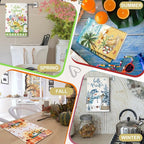 12 Pcs Seasonal Kitchen Towels Set - Image 6