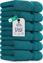 DAN RIVER 6-Pack Premium Hand Towels by DanRiver