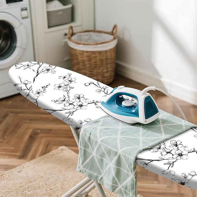Floral Ironing Board Cover 17.7"x49", Standard Size Iron Board Covers - Image 6