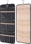 BAGSMART Hanging Necklaces Organizer Jewelry Holder Storage Roll by BAGSMART