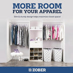 ZOBER Purple Velvet Hangers 50 Pack - Image 5