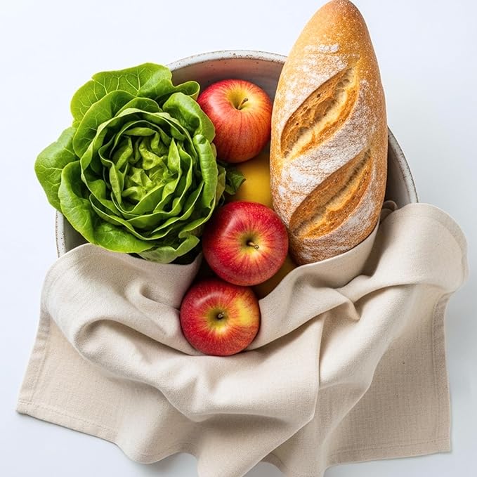 LITO LINEN AND TOWEL Flour Sack Towels – 100% Cotton, 28x28 Inches, Highly - Image 3