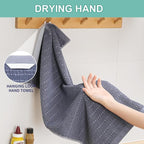 SALAS Kitchen Dish Towels, Bulk Cotton Kitchen Hand Towels, 390 GMS Plaid Dish - Image 3