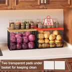 2 Set Stackable Wire Basket - Image 2
