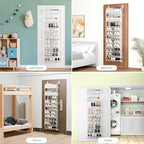 Whitmor 27 Pair Over The Door Shoe Organizer, 11 Tier Hanging Shoe Organizer - Image 3