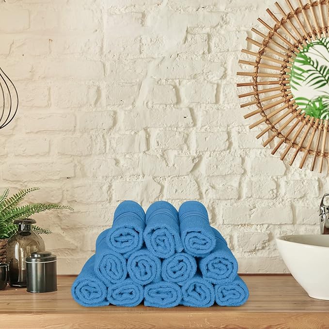 Utopia Towels Wash Cloths Set, 12 by 12 Inches, 100% Cotton Ring Spun, Highly - Image 7