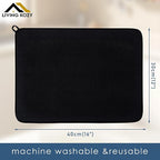 Dish Drying Mat, Microfiber Ultra-Absorbent Kitchen Counter Mat, Ideal Dish - Image 5